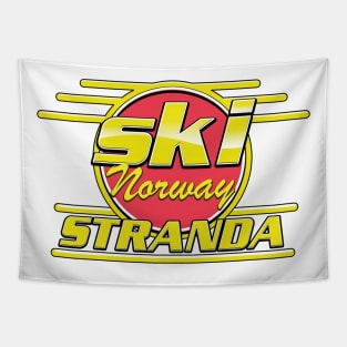 ski Norway Stranda 80s vibe Tapestry