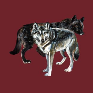 Totem Wolf realistic T-Shirt