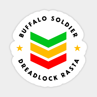 Buffalo Soldier Dreadlock Rasta Reggae Magnet