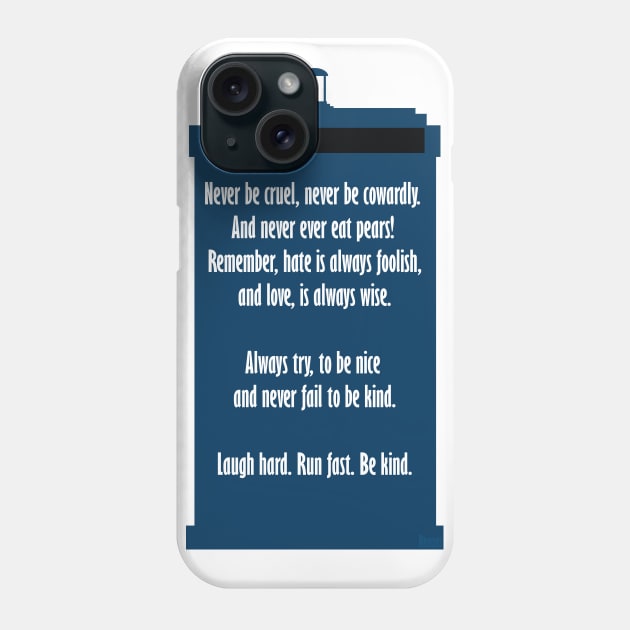 Twelve's Last Words Phone Case by Renzoid