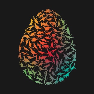 Colourful Dinosaur Egg T-Shirt