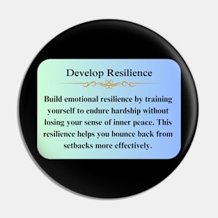 Resilience Stoic Thoughts Pin