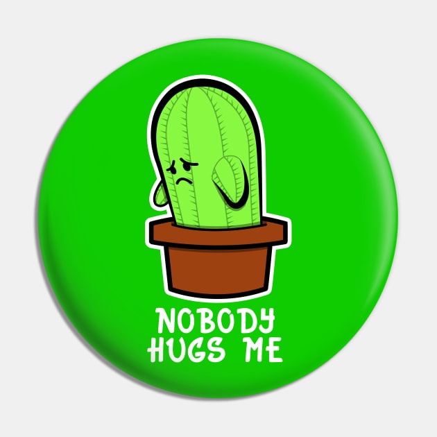 Lonely Cactus Pin by shotgun