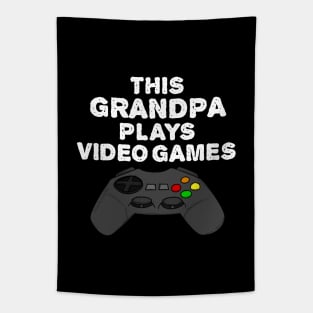 This Grandpa Plays Video Games, Gamer Funny Tapestry