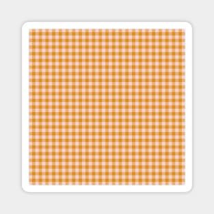 Gingham Orange - Pink Magnet