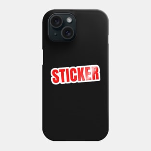 sticker Phone Case