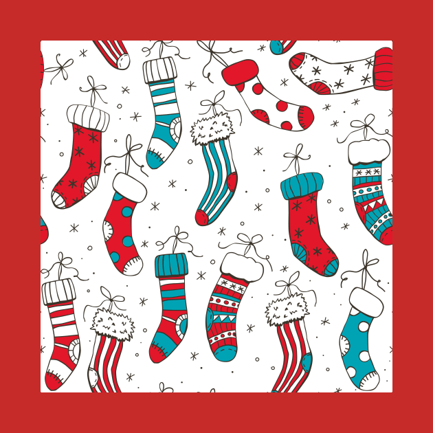 Christmas socks by katerinamk