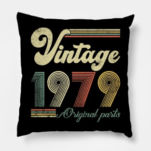 Vintage 1979 45th Birthday Gift Men Women 45 Years Old Pillow