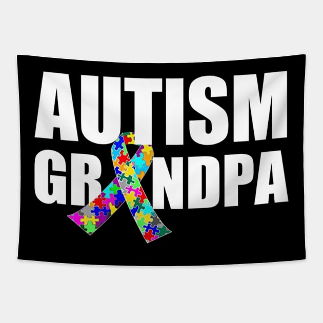 Autism Grandpa Tapestry by Danielsmfbb