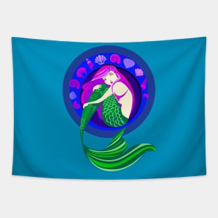 Mermaid t-shirt Tapestry