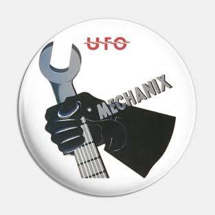 UFO band mecanic Pin