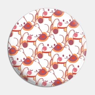 Maneki-Neko Pattern Pin