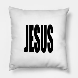 Jesus on white background Pillow