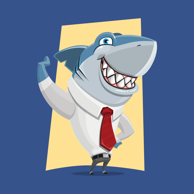 Well Dressed Shark by PatrioTEEism