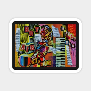 Expresstionist Cubist Trumpet Miracle Man 898 Magnet