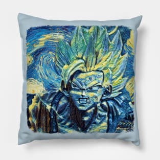 Goku Van Gogh Style Pillow