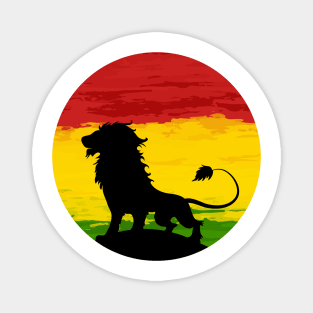 Rasta Lion Magnet