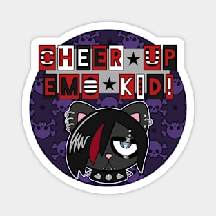 Cheer Up Emo Cat! (Text Version) Magnet