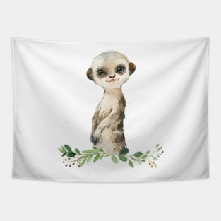 Baby Meerkat Tapestry