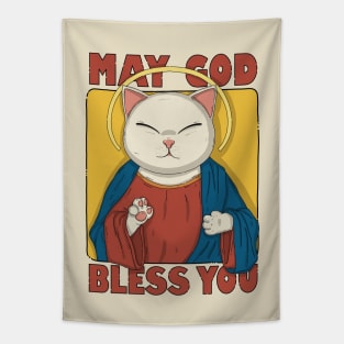 May God Bless You Tapestry