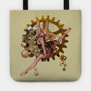 Wonderful steampunk girl Tote