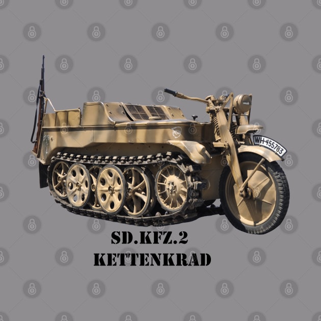 Sd.Kfz. Kettenkrad half-track motorcycle by Toadman's Tank Pictures Shop