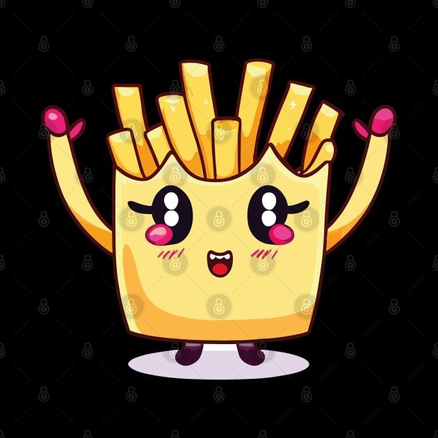 Cute Kawaii French Fry Fridays by Jabir