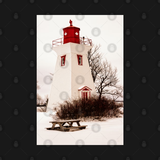 Seaside Lighthouse, Victoria, P.E.I. by Robert Alsop