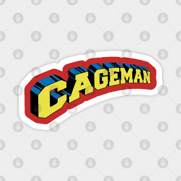 Cageman Tittle Magnet by mas gondrong