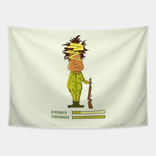 Tough Little Soldier Tapestry