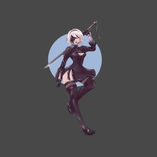 Nier Automata 2B T-Shirt