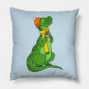 Cozy trex Pillow