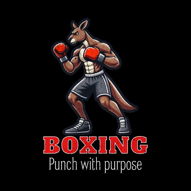 Boxing: Punch with purpose Kangaroo by Ingridpd