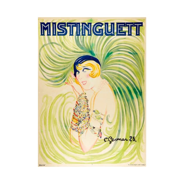 Mistinguett by WAITE-SMITH VINTAGE ART