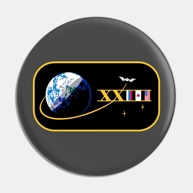 Expedition 23 Crew Patch Pin by Spacestuffplus