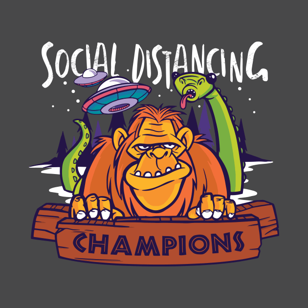 Bigfoot Social Distancing World Champion by elaissiiliass