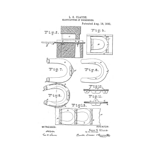 Manufacturer of horseshoes Vintage Patent Hand Drawing T-Shirt