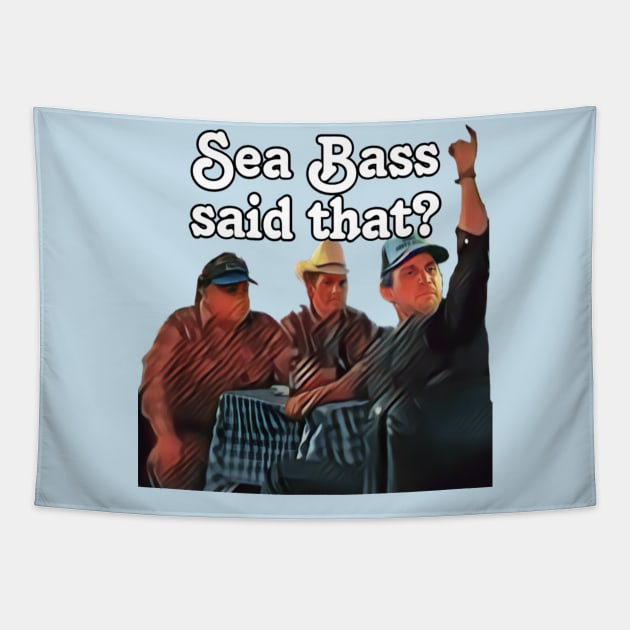 Sea Bass said that? Tapestry by Kitta’s Shop