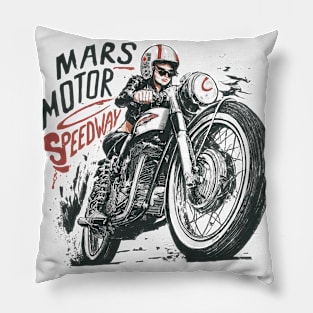 Mars Motor Speedway (1N) Pillow