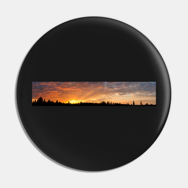 Cloudscape panorama of sunrise Pin by Juhku