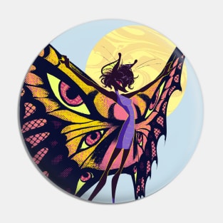 Butterfly Bat Pin