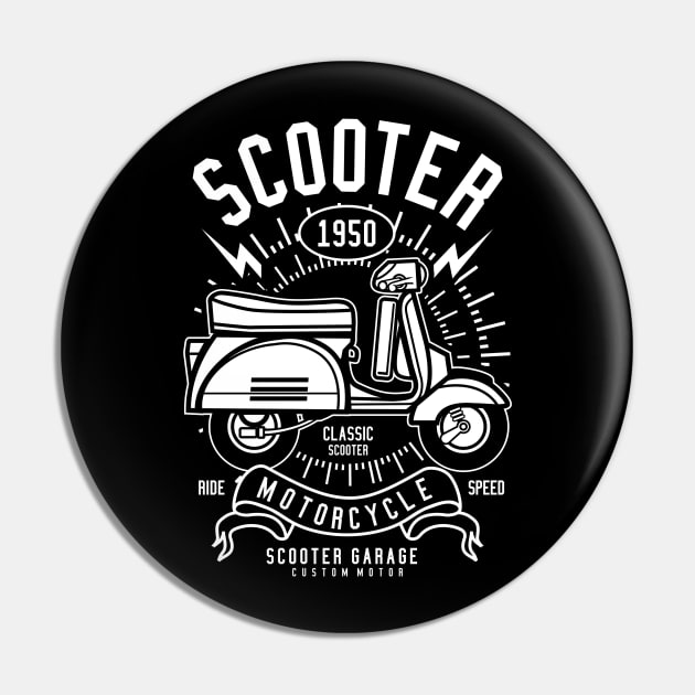 Scooter Pin by CRD Branding