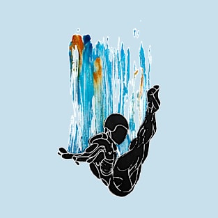 Platform Diving, Waterfall Diver T-Shirt