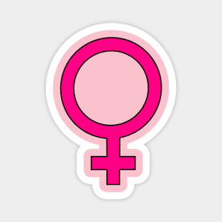Female Gender Symbol Magnet