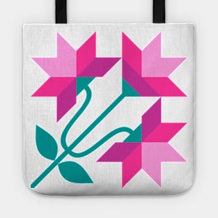 Pink North Carolina Lilies Tote