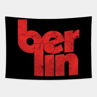 Berlin //\\// Retro Typography Design Tapestry