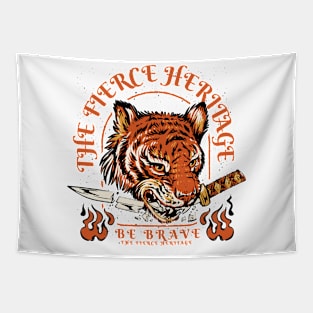 Tiger Tenacity Tapestry