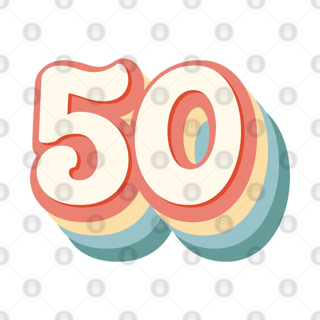 50 Number by RetroDesign