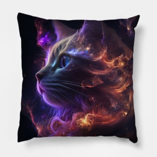 Milky way Cat Pillow