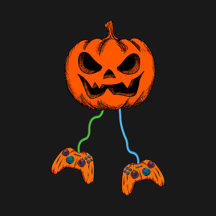 Halloween Jack O Lantern Gamer T-Shirt
